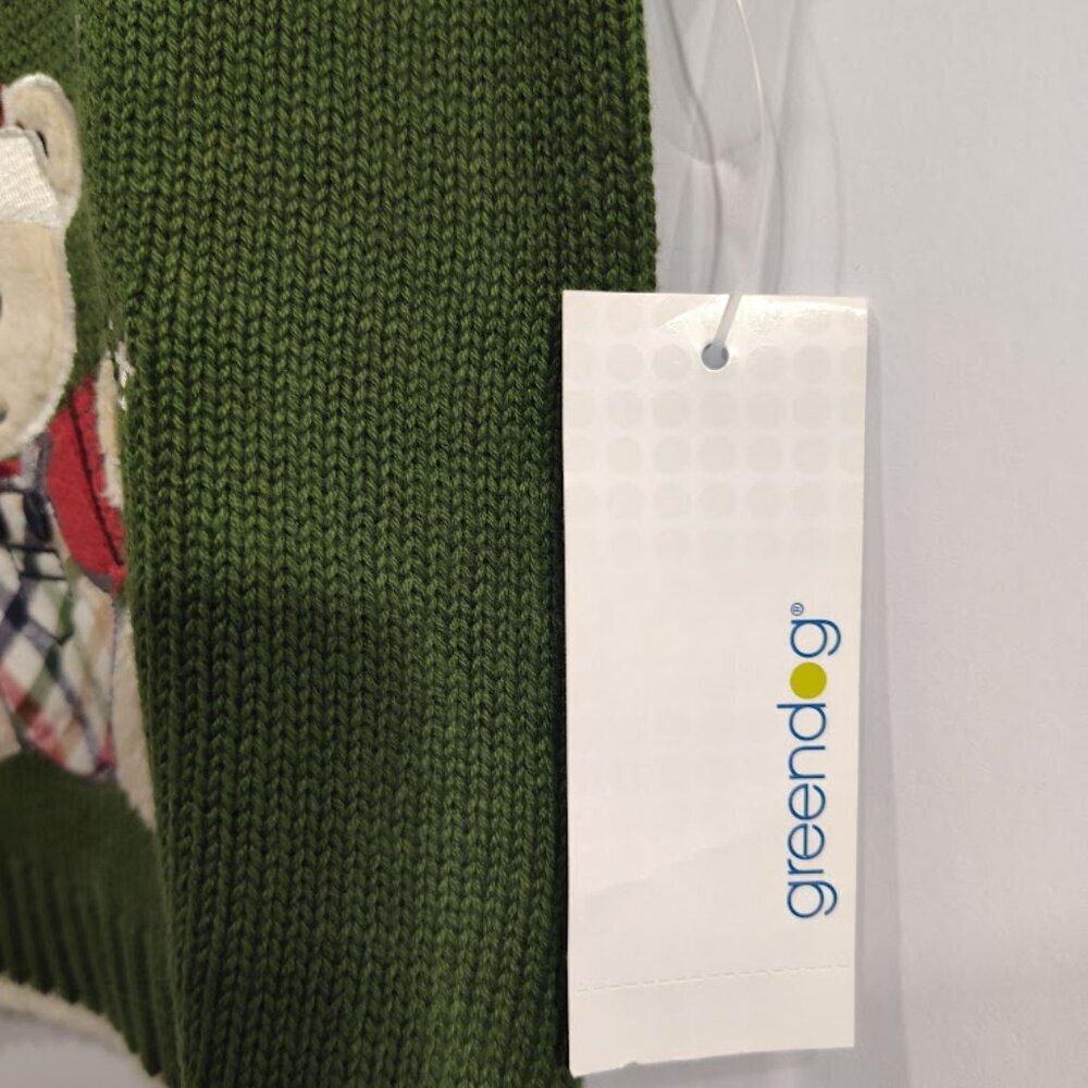 Greendog Y2K Christmas Sweater Vest Boy's 24 Months 100% Cotton NWT - Picture 3 of 10